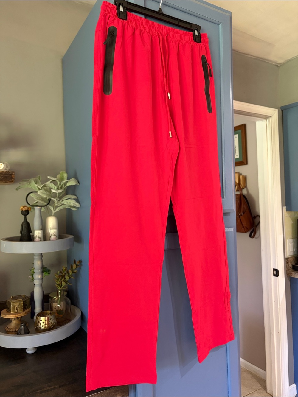 MAGCOMSEN Red Quick Dry Hiking Pants